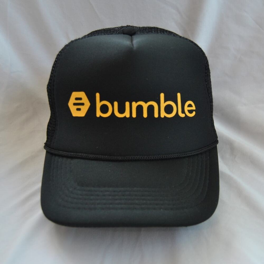 Bumble Black & Yellow Snapback Trucker Hat